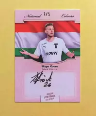 Футбол. Марк Коста Торпедо Москва - автограф карточка (Венгрия, Hungary)