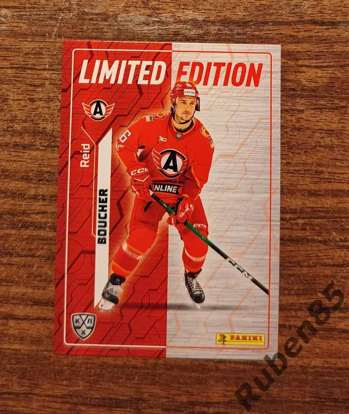 Хоккей. Карточка Рид Буше (Автомобилист Екатеринбург) КХЛ 2026 Limited edition