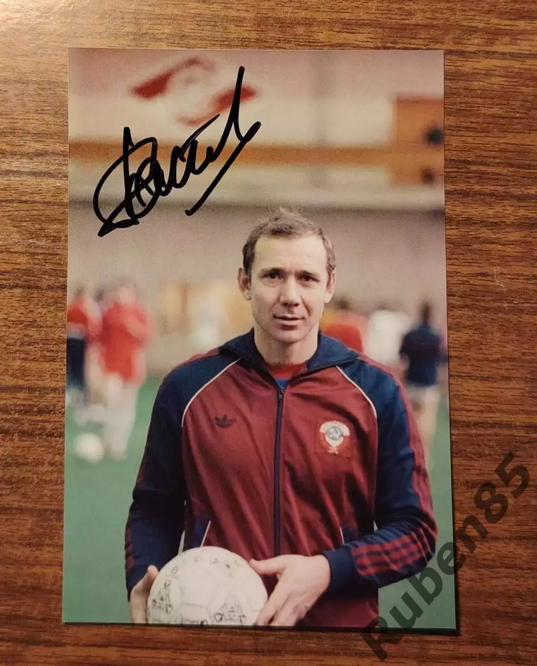 Футбол. Автограф Олег Романцев - Спартак Москва СССР - вид 1