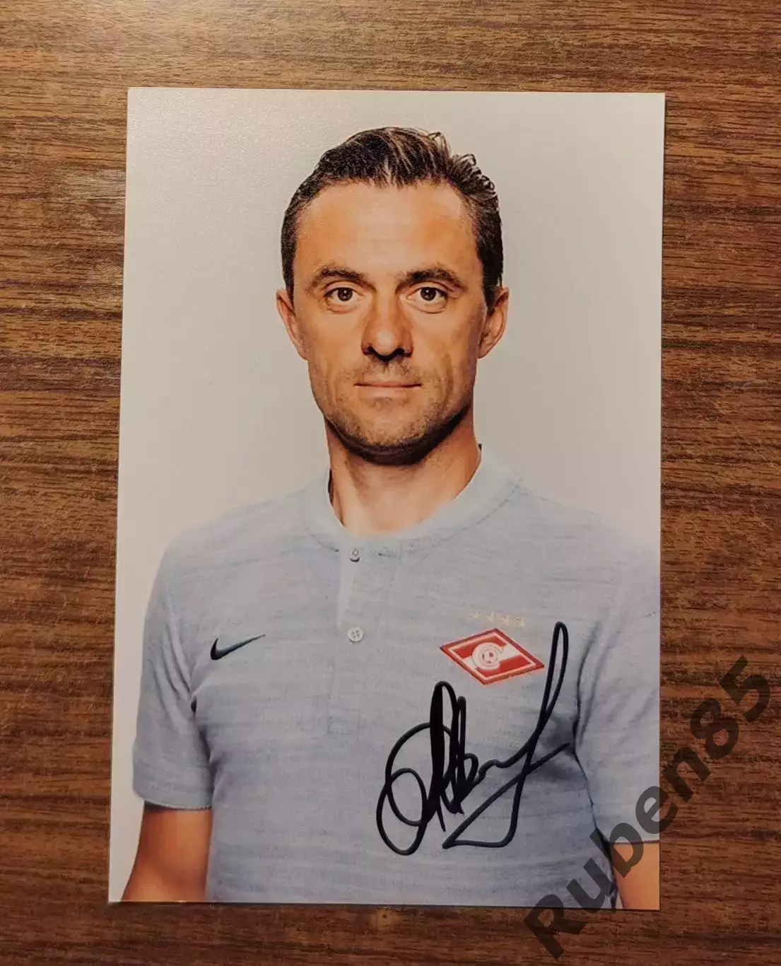 Футбол. Автограф Алексей Мелёшин - Спартак Москва ВИД 1