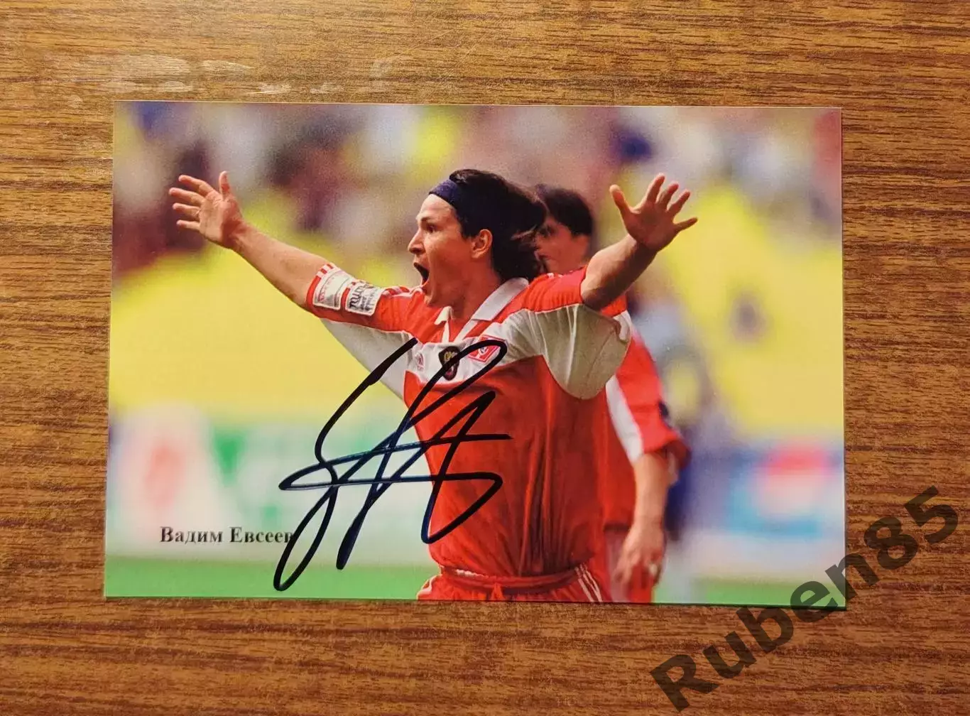 Футбол. Автограф Вадим Евсеев - Спартак Москва