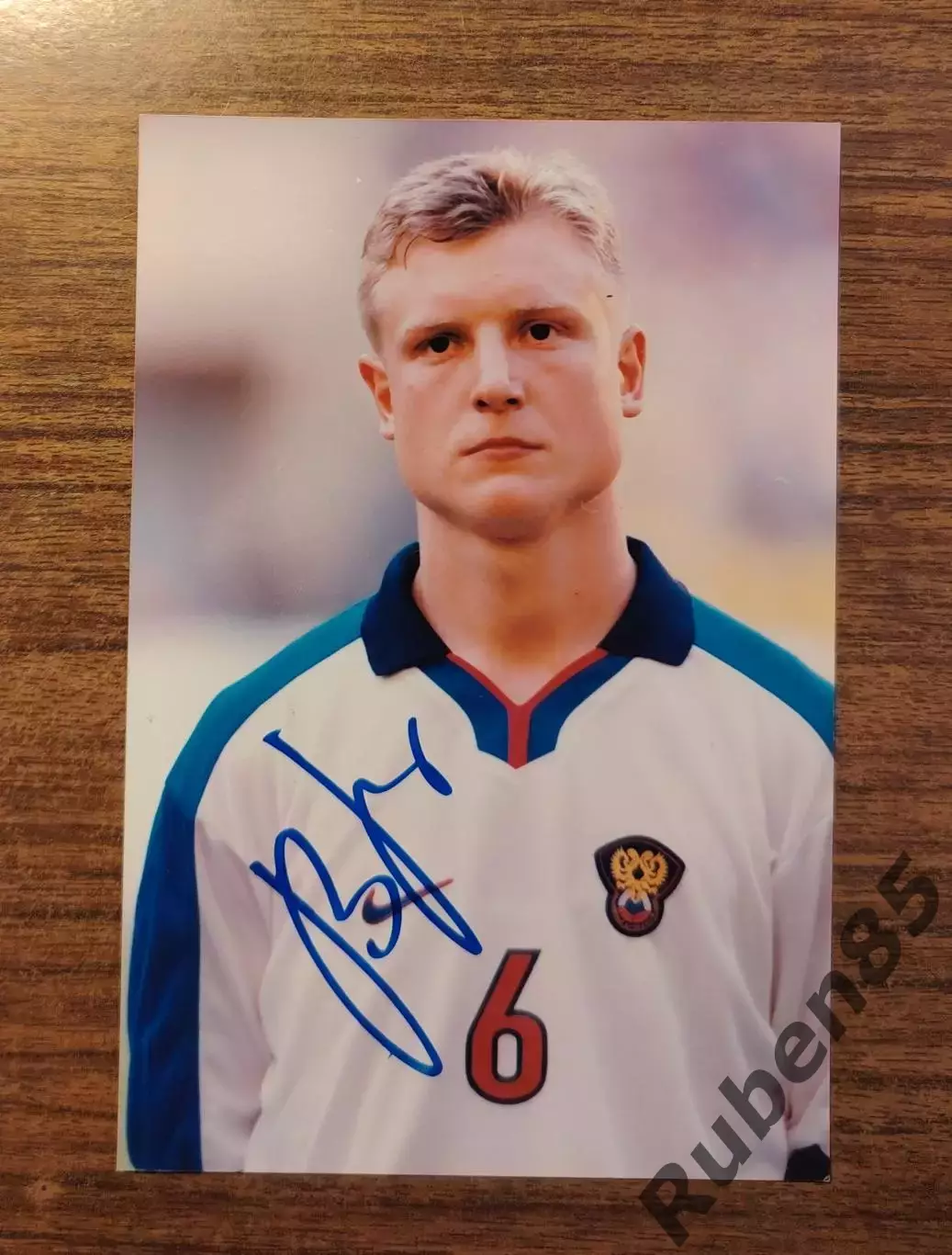 Футбол. Владимир Бесчастных. Оригинальный автограф (Россия, Спартак Москва)