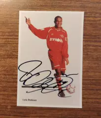 Футбол. Автограф Луис Робсон - Спартак Москва