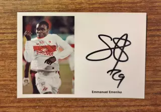 Футбол. Автограф Эммануэль Эменике - Спартак Москва - ВИД 2