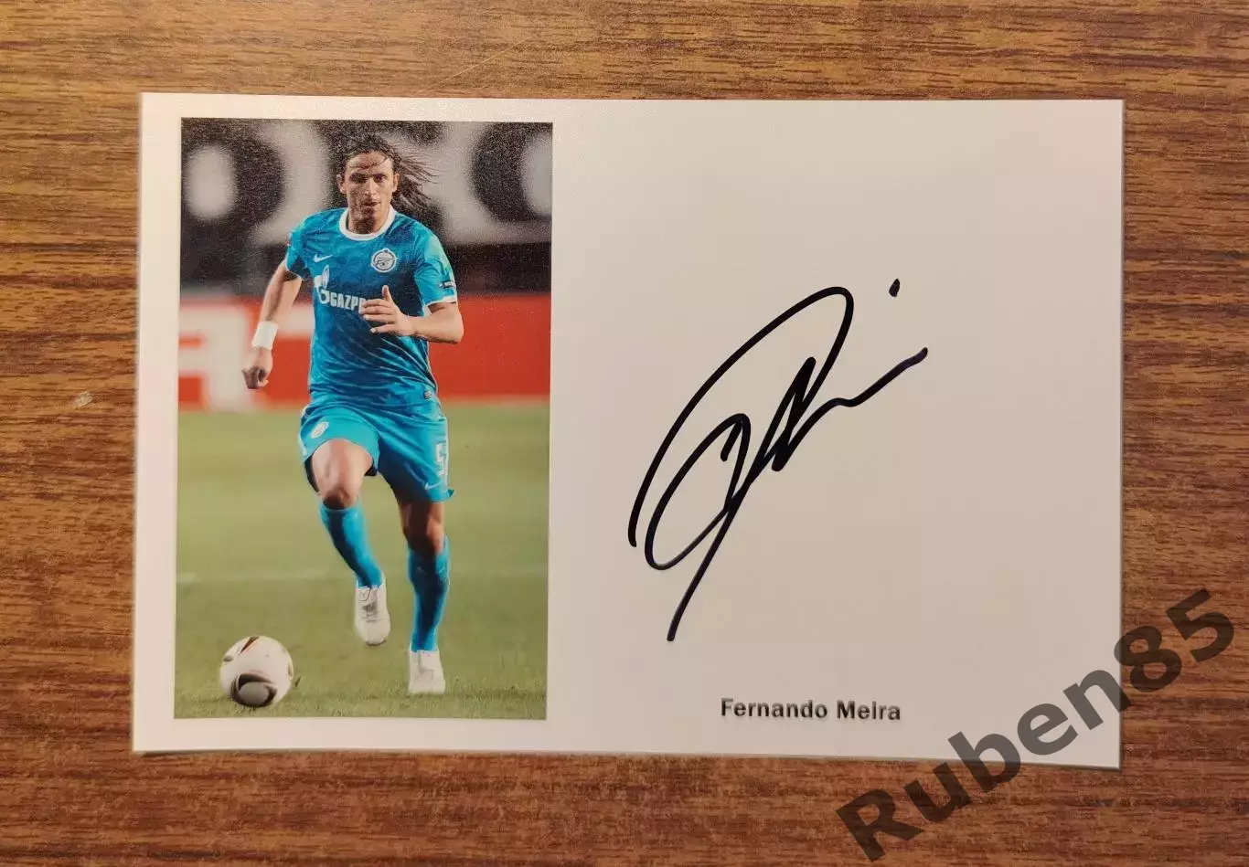 Футбол. автограф Фернандо Мейра (Зенит)