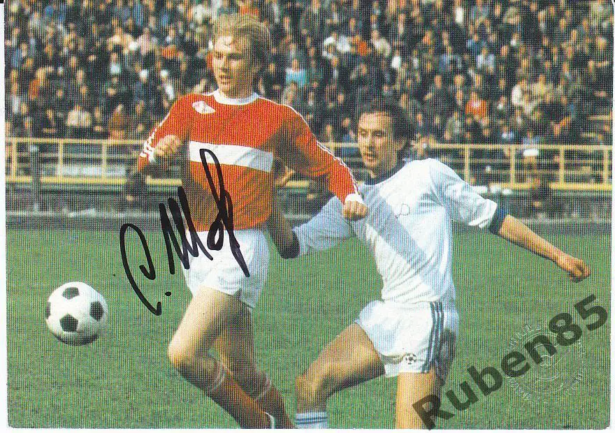 Автограф Сергей Шавло - Спартак Москва - на открытке!