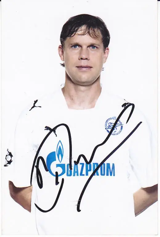 Футбол. Владислав Радимов. Оригинальный автограф. (Зенит)