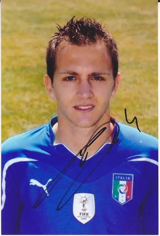 Футбол. Доменико Кришито. Оригинальный автограф. (Зенит)