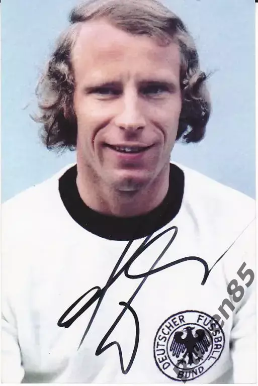 Футбол. Автограф Берти Фогст (Германия)