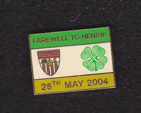 Футбол. Значок Севилья - Селтик Шотландия 2004