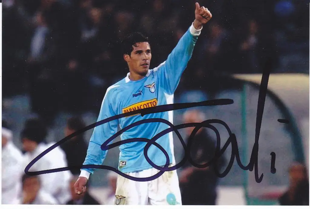 Футбол. Бернардо Корради. Оригинальный автограф (Италия, Лацио)