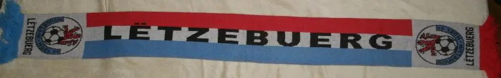 Футбол. Шарф Люксембург - импортный, официальный