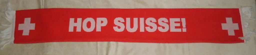 Футбол. Шарф Швейцария - импортный