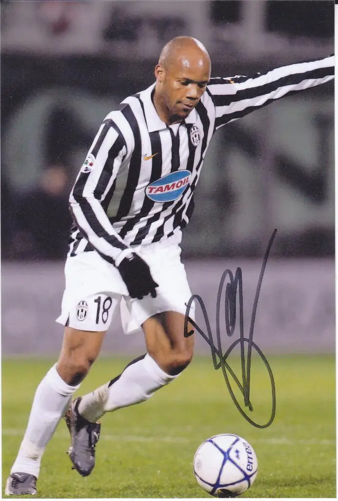 Футбол. Жан-Ален Бумсонг. Оригинальный автограф (Ювентус)