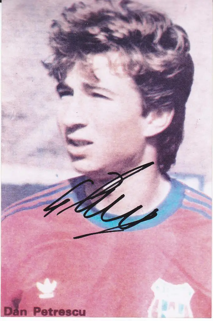 Футбол. Дан Петреску (Кубань, Динамо Москва) - Оригинальный автограф