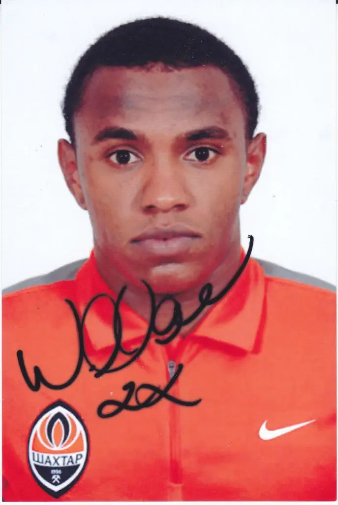 Футбол. Виллиан - Оригинальный автограф (Шахтёр Челси)