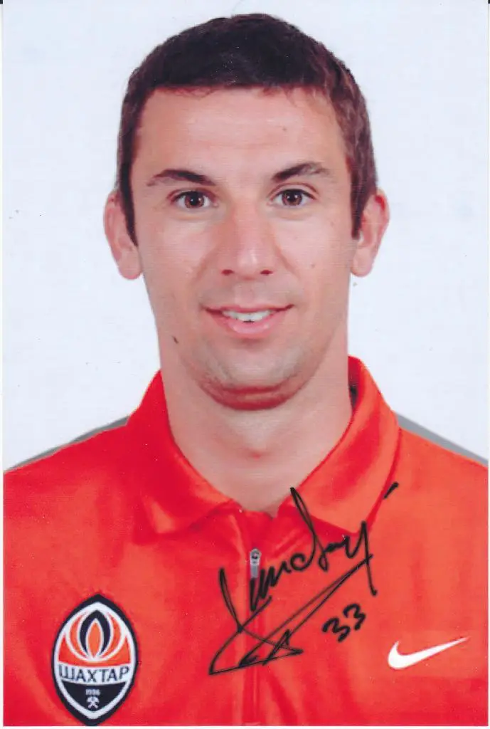 Футбол. Дарио Срна - Оригинальный автограф (Шахтёр Хорватия)