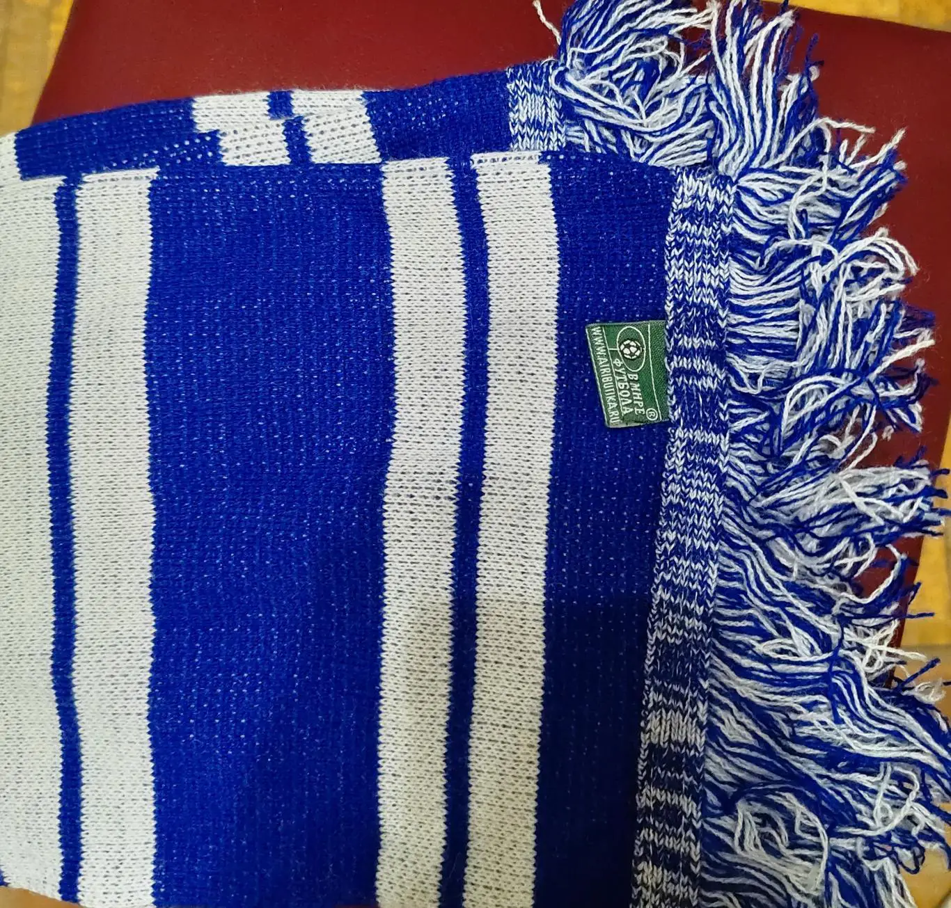 Футбол. Шарф КАМАЗ Набережные Челны - зебра - официальный с биркой 2000-е 1