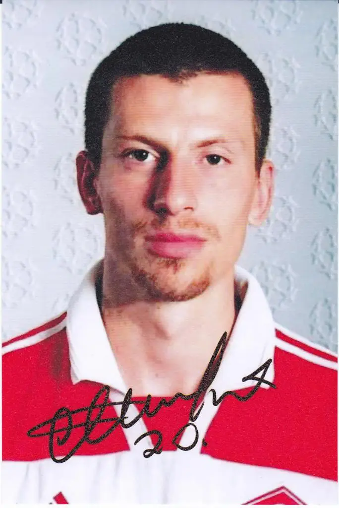 Футбол. Александр Ширко - Оригинальный автограф (Спартак Москва)