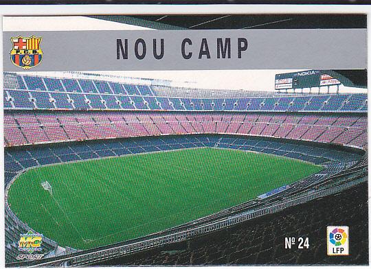 Футбол. Барселона карточка Стадион Ноу Камп La LIGA 97/98