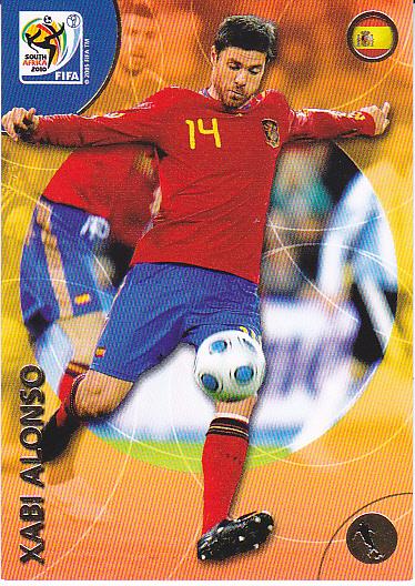 Футбол. Карточка Хаби Алонсо (Реал Мадрид, Испания) ЧМ-2010