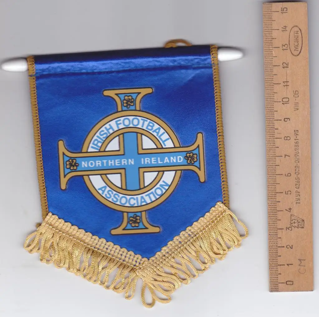 Вымпел Северная Ирландия - Федерация Футбола официальный - середина 2000-х