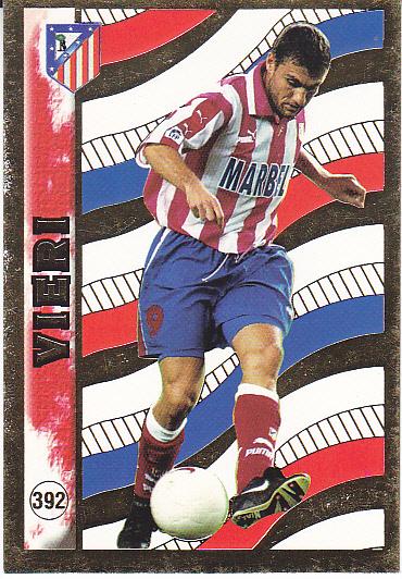 Футбол. Подсерийная Карточка Кристиан Вьери - La LIGA 98/99 (Атлетико Мадрид)
