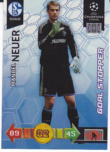 Футбол. Карточка Мануэль Нойер • Шальке Бавария Германия ЛЧ 2010/2011