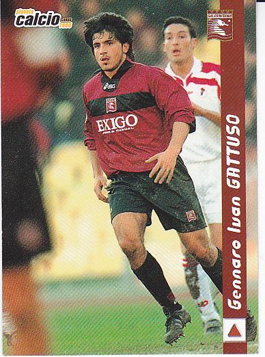 Футбол. Карточка Дженнаро Гаттузо (Милан Италия) 1999