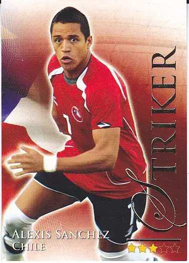 Футбол. Карточка Алексис Санчес (Барселона Интер Чили) 2011