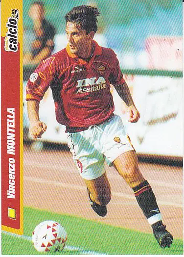 Футбол. Карточка Винченцо Монтелла (Рома Италия) 2000