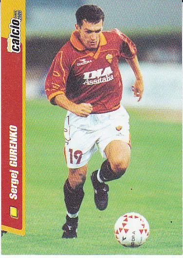 Футбол. Карточка Сергей Гуренко (Рома Локомотив Беларусь) Италия 2000