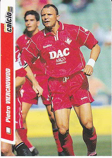 Футбол. Карточка Пьетро Верховод Италия 2000