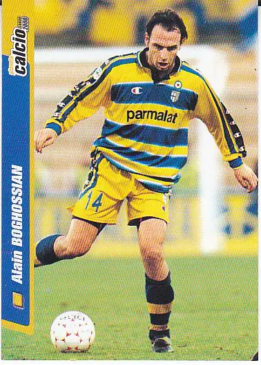 Футбол. Карточка Ален Богоссян (Парма) Италия 2000