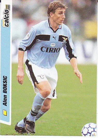 Футбол. Карточка Ален Бокшич (Лацио) Италия 2000