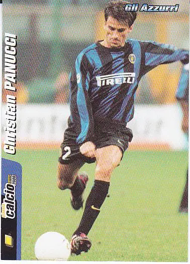 Футбол. Карточка Кристиан Пануччи (Интер) Италия 2000
