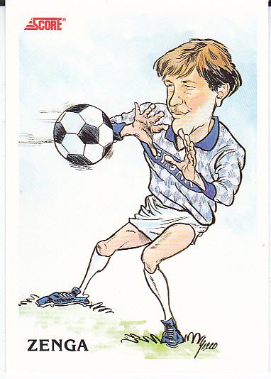 Футбол. Карточка Вальтер Дзенга (Интер) Италия 1992