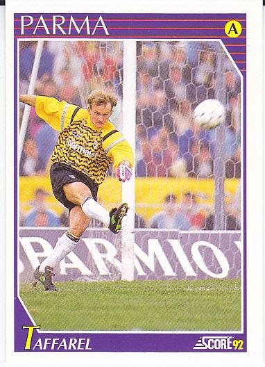 Футбол. Карточка Таффарел (Парма, Бразилия) Италия 1992