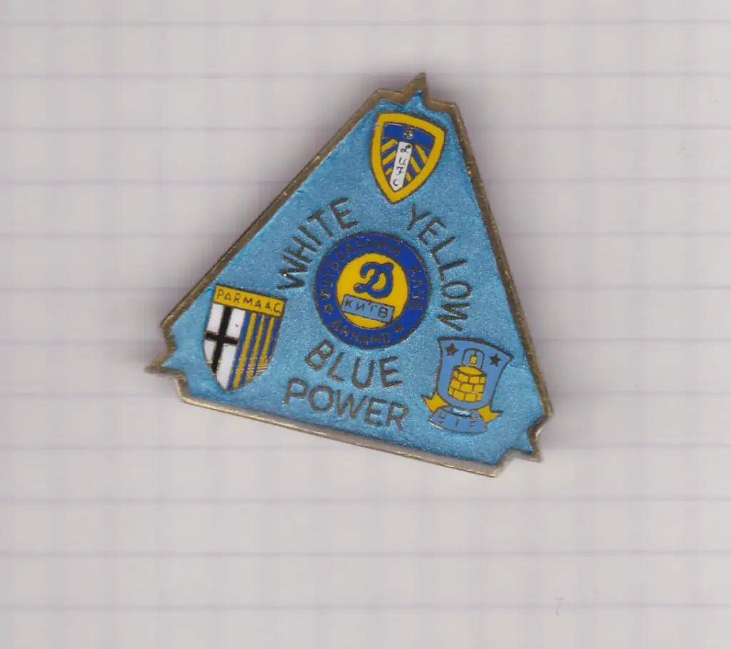 Значок Динамо Киев - Лидс - Парма - Брондбю