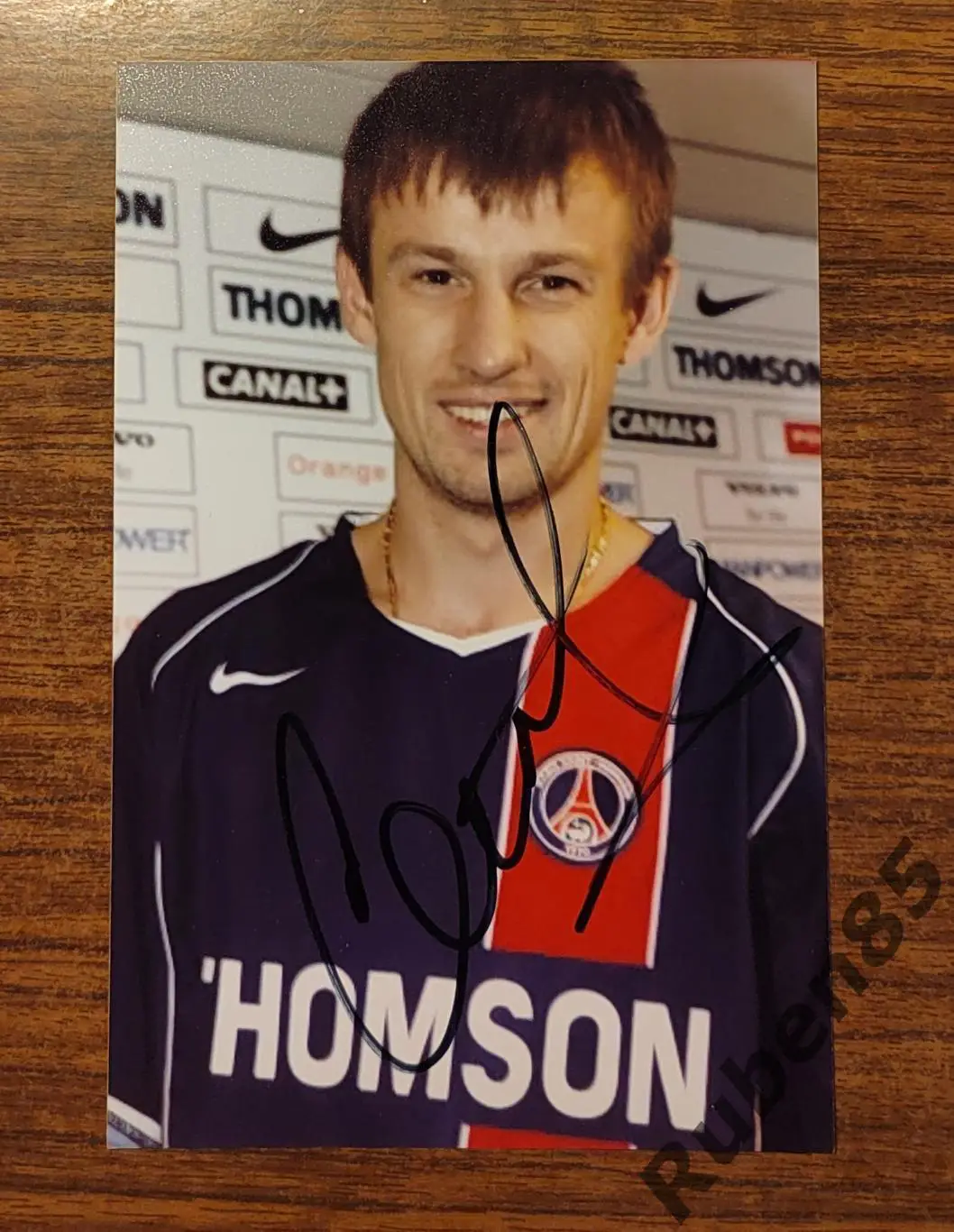 Футбол. Автограф Сергей Семак - ЦСКА Зенит ПСЖ