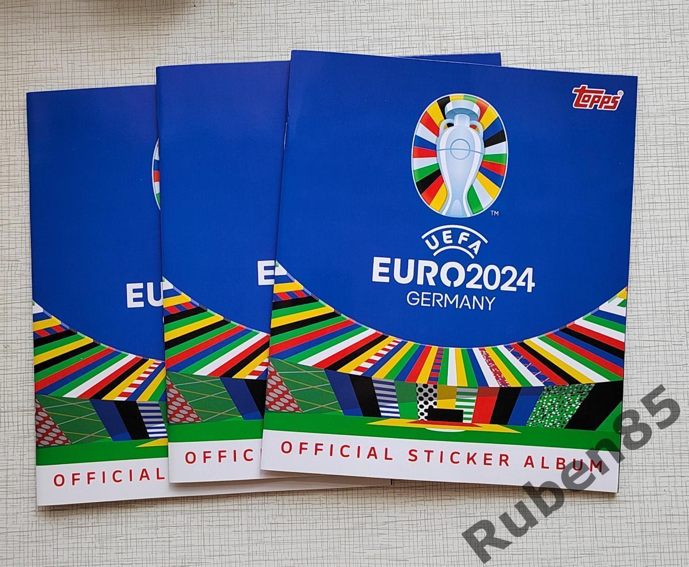 ЕВРО 2024 - Пустой Альбом для стикеров TOPPS (Panini)