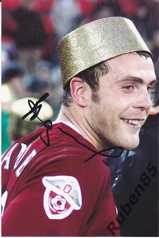 Футбол. Роман Адамов. Оригинальный автограф. (Рубин, Ростов)