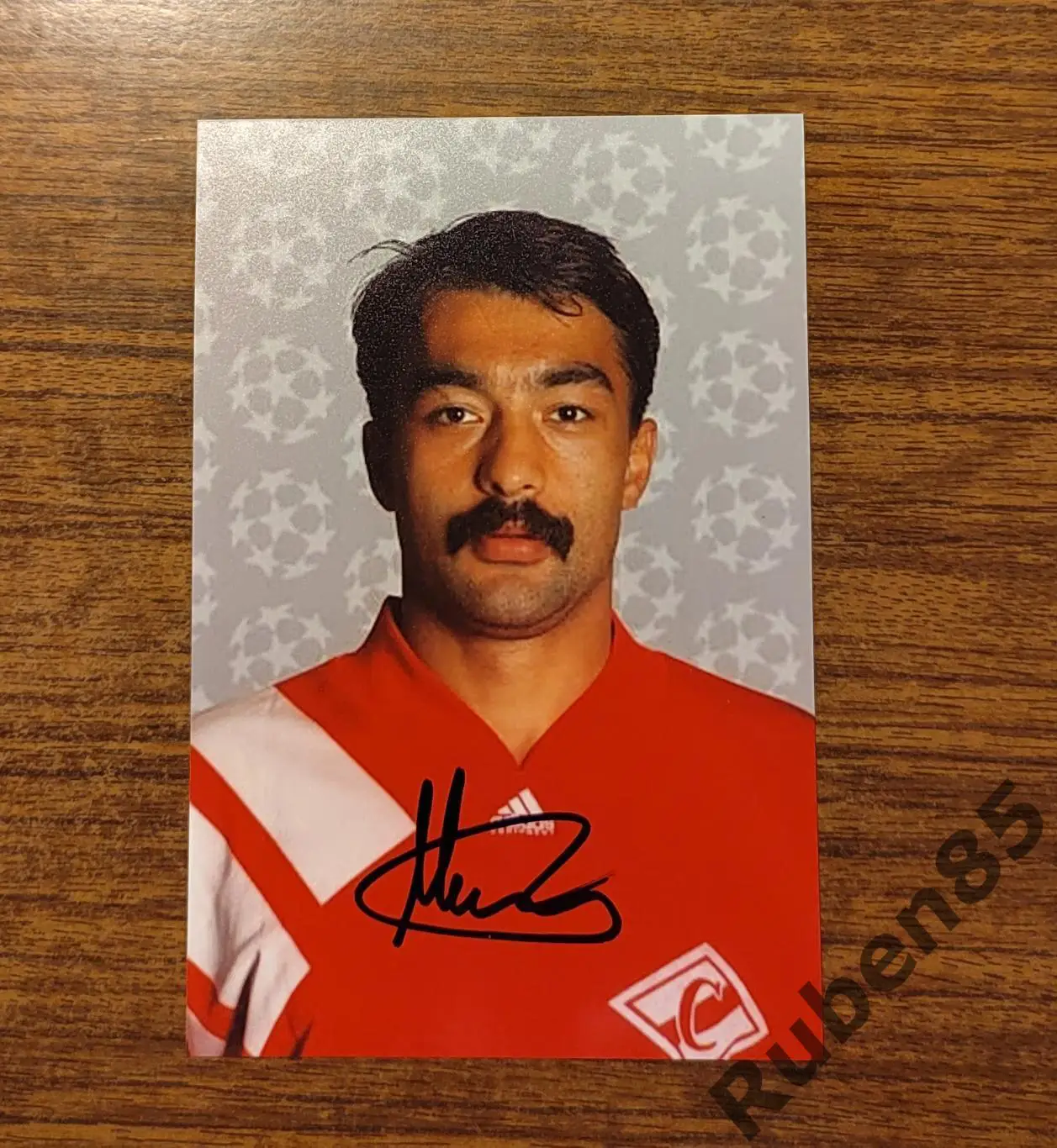 Футбол. Автограф Мухсин Мухамадиев - Спартак Москва