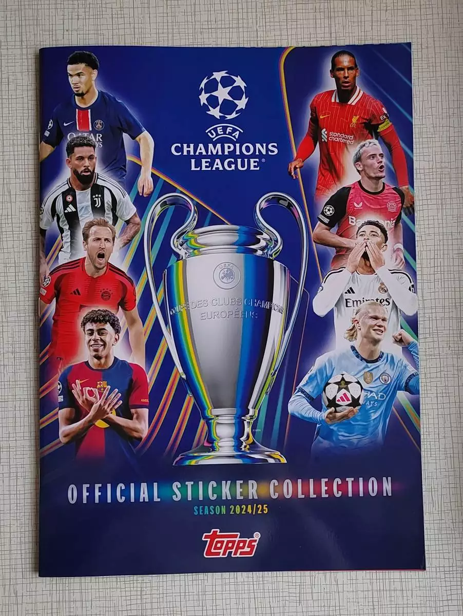 Лига Чемпионов 2024 2025 - Пустой Альбом для стикеров TOPPS (Panini)