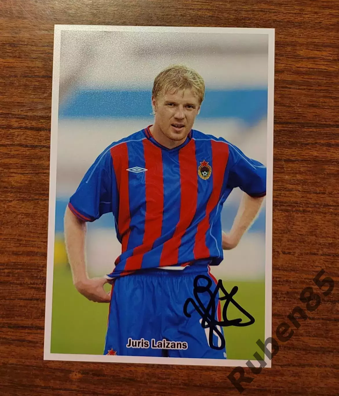 Футбол. Автограф Юрис Лайзанс - ЦСКА Москва, Латвия