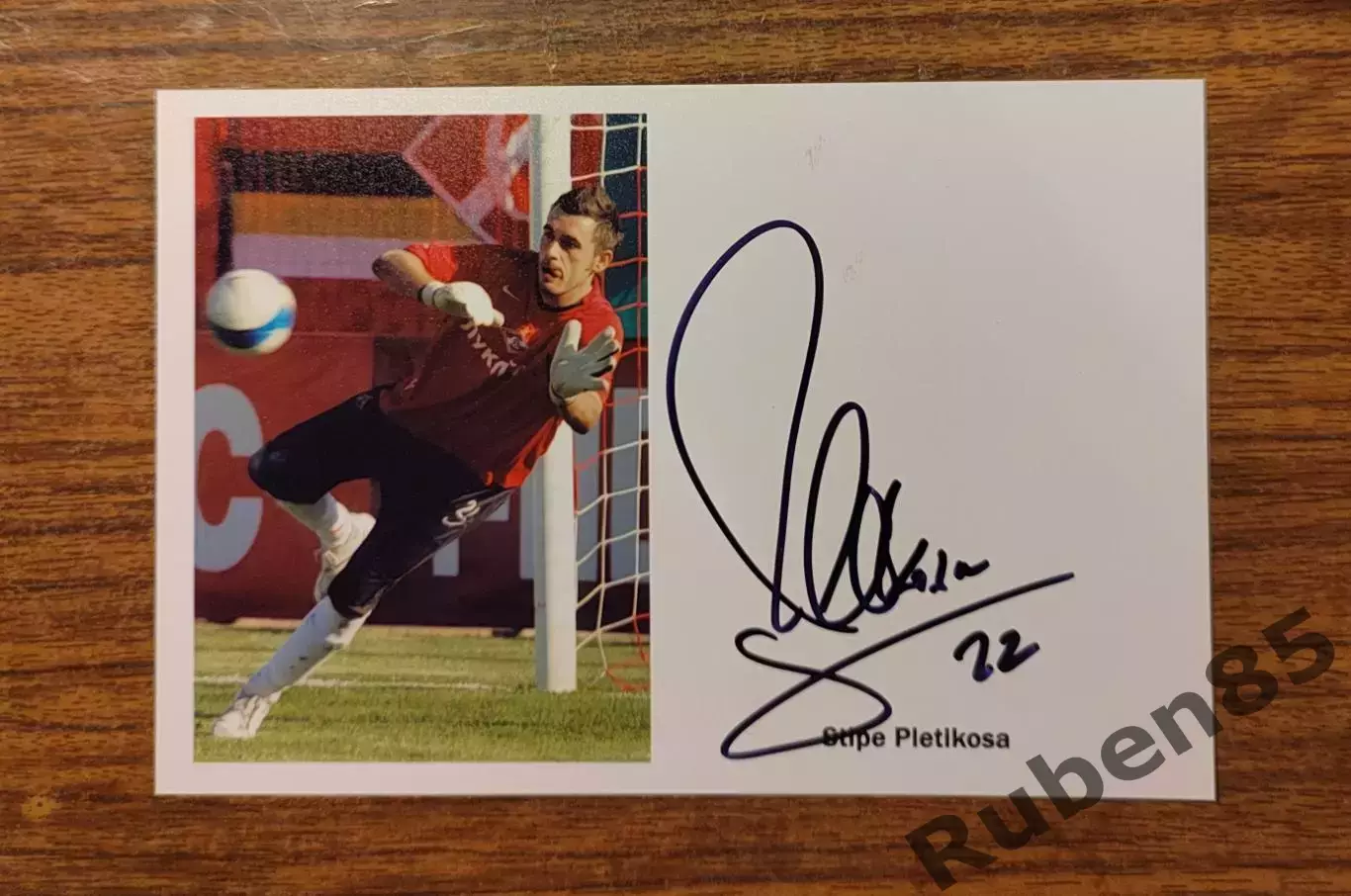 Футбол. Стипе Плетикоса. Оригинальный автограф (Спартак Москва)