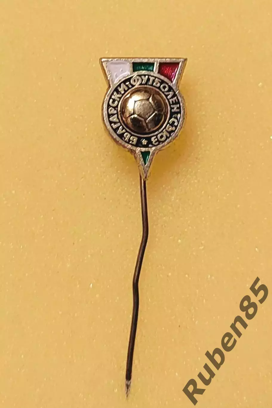 Значок Болгария - Федерация Футбола. Официальный, на игле