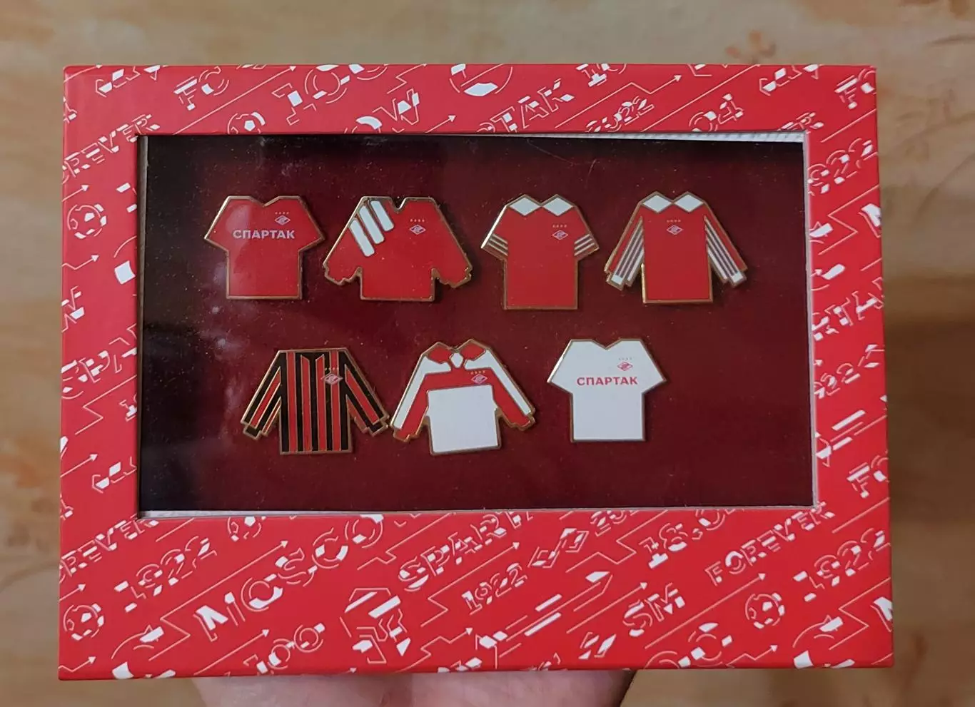 Футбол Значки Спартак Москва - Майки, футболки - набор 7 знаков