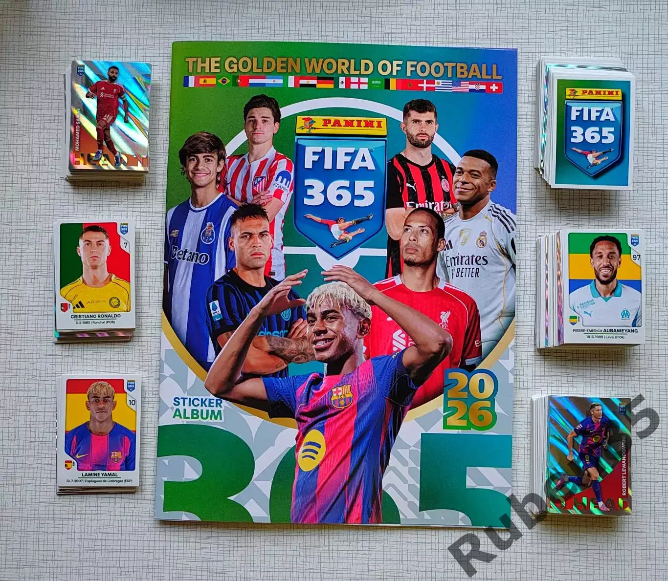 Стикеры Panini FIFA 365 - 2025 2026 - ПОЛНЫЙ СЕТ (524 стикера) + Пустой Альбом