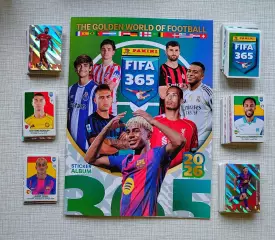 Стикеры Panini FIFA 365 - 2025 2026 - ПОЛНЫЙ СЕТ (524 стикера) + Пустой Альбом